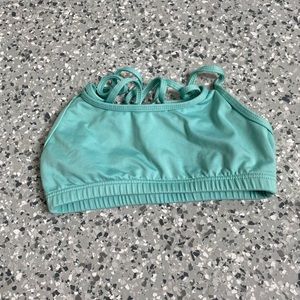 Teal Sports Bra